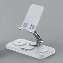 YOULIGHTS 6 In 1 Apple Charging Station for Multiple Devices, 30W Fast Qi-Certified Wireless Charger Stand for Iphone