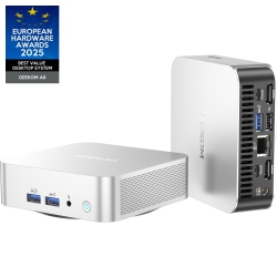 GEEKOM A6 Mini PC, Amd Ryzen 7 6800H(8C/16T), 32GB Ddr4&1Tb M.2 PCie Nvme SSD, Vega 8 Graphics, Windows 11 Pro Desktop Computer Support 8K Uhd/wi-Fi