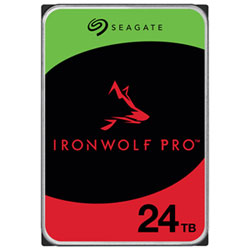 Disque Dur Interne D'ordinateur De Bureau Sata 3,5 Po Ironwolf Pro 24 To 7200 Tr/min De Seagate (St24000Ntz02)