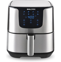 KALORIK Digital Air Fryer Pro 6 Quart – Xl Oilless Cooker \w 5 Functions, 8 Smart Presets, Touchscreen Controls, And Nonstick Dishwasher-Safe