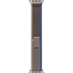 APPLE Watch Band - Trail Loop (49Mm) - Blue/gray With Rugged Titanium Finish - M/l In Multicolor