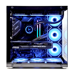 UNIWAY Gaming PC Amd Ryzen7 9800X3D/360 Liquid Cool/ 2Tb M2 SSD/32GB RGB Ram/nvidia Rtx 5080 /dlss 4/ Wifi6/ Win11 Pro - English
