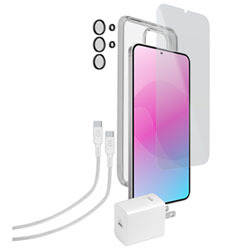 LOGiiX Smartphone Essentials Kit for Galaxy S25 Ultra - White