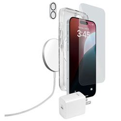 LOGiiX Smartphone Essentials Kit for iPhone 16 - White
