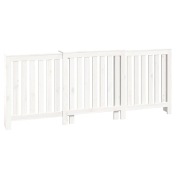 VIDAXL Radiator Cover 210X21X85 Cm Solid Wood Pine In White