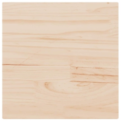 VIDAXL Table Top 50X50X2.5 Cm Square Solid Wood Pine