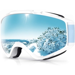 PETGINHOME -Otg Ski Goggles Over Glasses Snow/snowboard Goggles for Men Women Youth