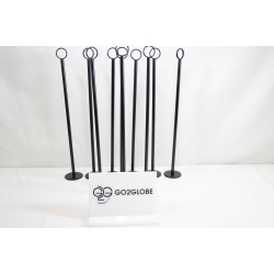 DURABLE BLACK Refurbished (Good) - 10 X 12” Metal Sign Holder – Durable Display Stand