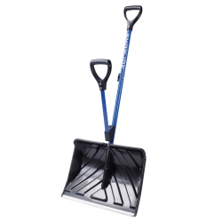 SNOW JOE Shovelution Snow Shovel With 20-Inch Shovel Blade And Assist Handle