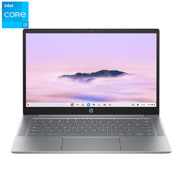 HP 14" Chromebook Laptop with Geminiw/12 month of Google AI Pro - Silver (Intel Core i3 N305/8GB RAM/256GB SSD)