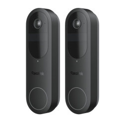 REOLINK Wireless 2K Battery Video Doorbell Camera, 2.4/5 Ghz Wifi, Person/vehicle/package Detection (2 Pack)