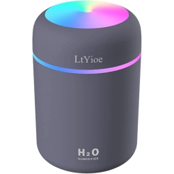 LTYIOE Mini Humidifier - Portable Cool Mist With Colorful Light, 2 Modes, Auto Shut-Off, And Quiet Operation (Navy)