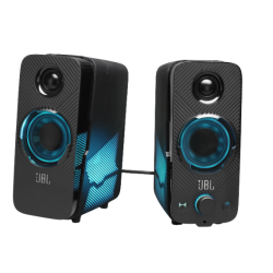 JBL - Quantum Duo Gaming W/ RGB Lighting Speakers - In Black