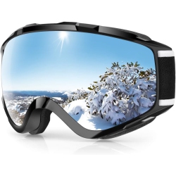 PETGINHOME - Otg Ski Goggles, Over Glasses Snow/snowboard Goggles for Men Women Youth