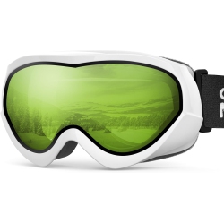 PETGINHOME -Outdoor Master Kids Ski Goggles, Helmet Compatible Snow Goggles for Boys & Girls With 100% Uv Protection