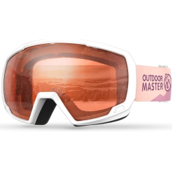 PETGINHOME -Outdoor Master Kids Ski Goggles, Helmet Compatible Snow Goggles for Boys & Girls With 100% Uv Protection