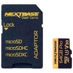 NEXTBASE - 64GB 70 Mb/s Microsd Memory Card