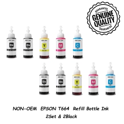 BESTONER Refill Ink Bottles Replacement for Epson 664 T664 Expression Et-2500 Et-2550 Et-2600 Et-2650 Et-3600 Workforce Et-16500 Et-4500 Et-4550