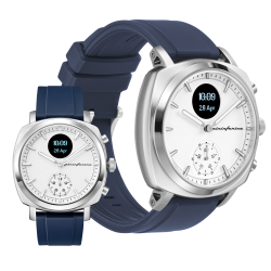 PININFARINA Senso Sport 44MM Smartwatch - Analogue Watch With Digital Display, Tracks Heart Rate, Steps, Calories, Sleep, Fitness - Moonlight