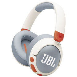 JBL Junior N470NC Over-Ear Noise Cancelling Bluetooth Kids Headphones - White