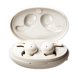 MYACUC Mini Invisible Sleeping Earphones Bluetooth In-Ear Headphones Wireless Bluetooth Sleeping Earbuds Headsets-White