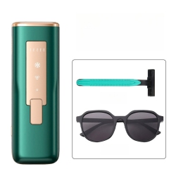 MYACUC Laser Hair Removal for Women And Men, Ipl Hair Removal Device, Ice-Cooling Hair Removal for Facial Legs Arms-Green