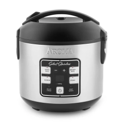 AROMA Select 4-Cup Stainless Rice Cooker & Multicooker, 2 Qt