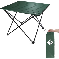 PETGINHOME Folding Portable Camping Table, Ultralight Aluminum Compact Side Table, Foldable Lightweight Table With Carry Bag for Picnic, Beach