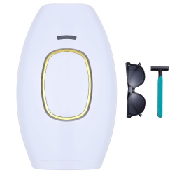 MYACUC Ipl Laser Hair Removal Device, USB Painless Home Hair Removal Device for Face Legs And Body-White