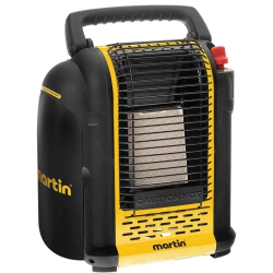 MARTIN Chs7 Portable Infrared Heater - 7000 Btu Propane Gas Radiant Heater for Outdoor Use, Works \w 1Lb Tanks; Heating for Camping, Fishing