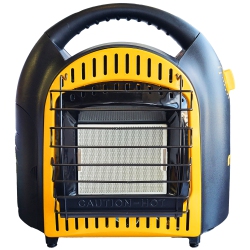 MARTIN Chs10T Portable Infrared Heater, 10000 Btu Propane Gas Radiant Heater \w Thermostat, Outdoor Use, Works \w 1Lb Tanks; Heating for Camping