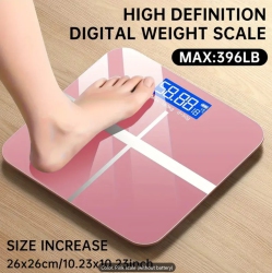 PRISMI High-Precision Weight Scale \w Led High-Definition Display Screen And Temperature Display (Switchable Between Kg And Pounds), Ultra Wide