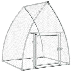VIDAXL Chicken Cage 100X105X120 Cm Galvanised Steel In Silver