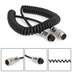 TOPTENG 1X 8-Pin Hand Mic Extension Cords for Yaesu Ft847 920 950 Ft2000 Ft1000 Mh-31B8