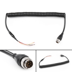 TOPTENG 1PC Mic Microphone Cable Line for Icom Radio M710 M700 M700Pro to Hm-180 Em-101