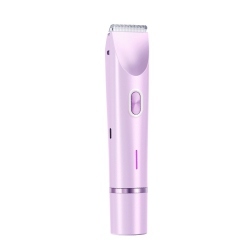 MYACUC Dual Head Women Shaver, Bikini Trimmer for Women, Electric Bikini Trimmer, Electric Lady Shaver, Wet & Dry Use Hair Removal-Purple