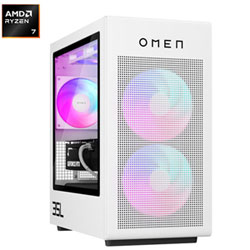 HP Omen 35L Gaming PC - White (AMD Ryzen 7 8700F/32GB RAM/2TB SSD/GeForce RTX 5070/Windows 11) - Only at Best Buy