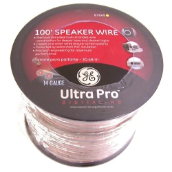 GENERAL ELECTRIC - Ultra-Pro 2-Conductor Speaker Cable, 14Awg, 100Ft Length