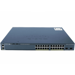 CISCO Refurbished Good Ws-C2960X-24Pd-L 24-Port Gigabit Poe+ Managed Switch With 2X 10G Sfp+ Uplinks