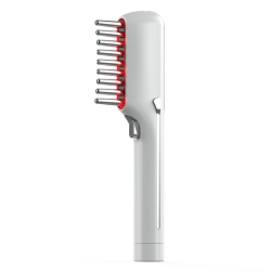 MYACUC Light Hair Growth Comb, Anti-Hair Loss Scalp Care Comb, Scalp Massage Comb, Electronic Scalp Massager Brush In Red