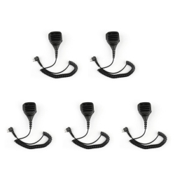 TOPTENG 5X Shoulder Speaker Mic for Motorola Radio 2 Pin Gp68 Cp150 Gp88 Cp200 Pmmn4029A