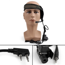 TOPTENG 1X HD01 Z Tactical Bowman Elite Ii Headset U94Ptt for Kenwood Radio Walkie-Talkie