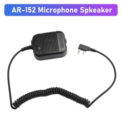 TOPTENG Ar-152 Microphone Speaker for Tk-208 Th-D7 Rpu416A Kg669 Tg-K4At Px-777 In Black