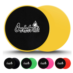 CELEBRITA Core Sliders for Working Out On Carpet Wood And Floor to Sculpt Your Core, Best Sized Non Slip Exercise Sliders Gliding Discs for Feet