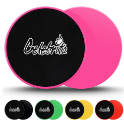 CELEBRITA Core Sliders for Working Out On Carpet Wood And Floor to Sculpt Your Core, Best Sized Non Slip Exercise Sliders Gliding Discs for Feet