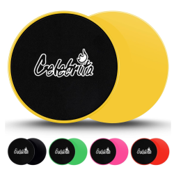 CELEBRITA Core Sliders for Working Out On Carpet Wood And Floor to Sculpt Your Core, Best Sized Non Slip Exercise Sliders Gliding Discs for Feet