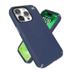 SPECK Presidio2 Grip With Magsafe Case - Iphone 15 Pro Max In Navy