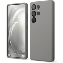 ELAGO Compatible \w Samsung Galaxy S25 Ultra Case, Liquid Silicone Case, Shockproof, Slim Phone Case, Anti-Scratch Soft Microfiber Lining, 6.8 Inch