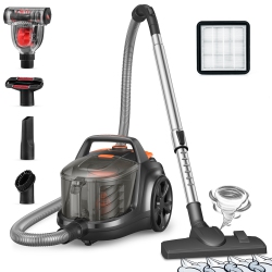ASPIRON Canister Vacuum Cleaner, Lightweight Bagless Vacuum Cleaner