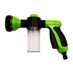MYACUC Car Wash Foam Gun, Can Jet Wash Watering Accessories 8 Adjustable Watering Patterns -Green-Black